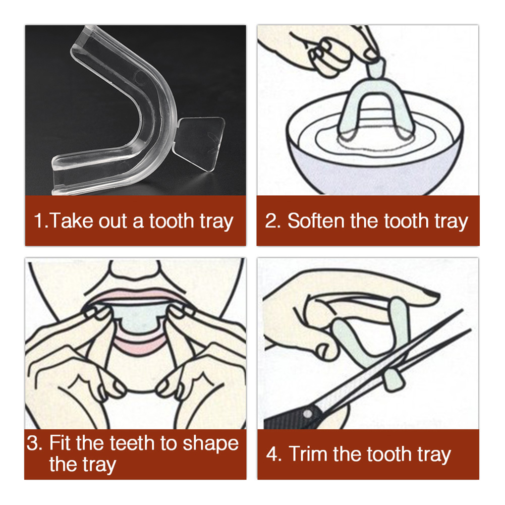 2-10pcs Silicone Mouth Guard O - Teeth Whitening For Trays ulasan dan harga