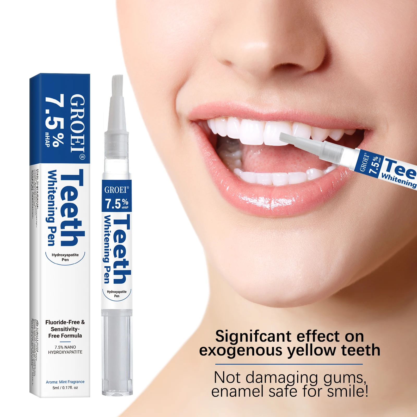 Hydroxyapatite Tooth Whitening - Teeth Whitening Pen ulasan dan harga