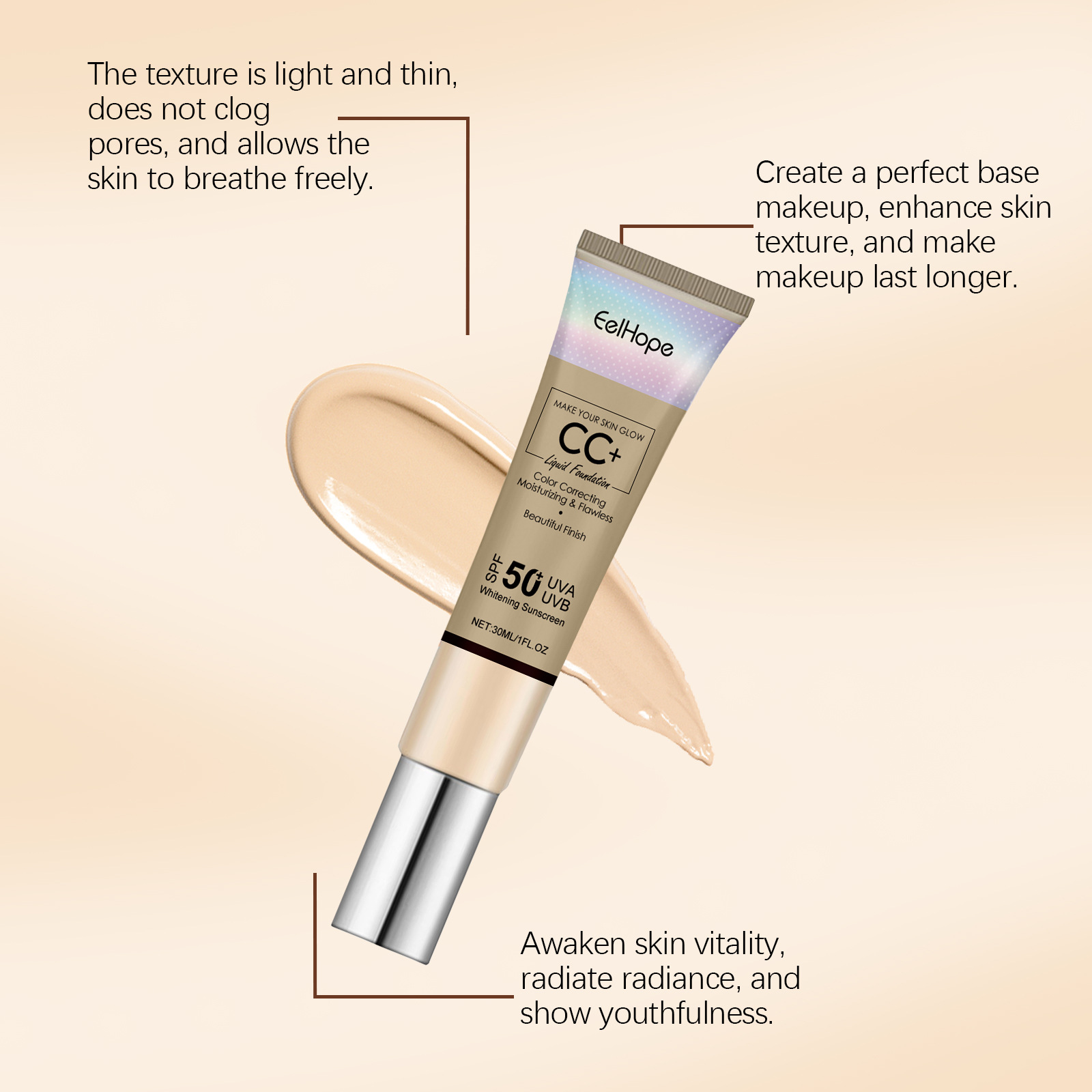 Flawless CC Cream Long Lasting - Charcoal Whitening Paste ulasan dan harga