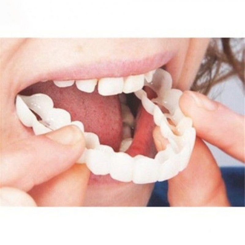 Perfect Fit False Teeth Cover  - Teeth Whitening Veneers ulasan dan harga