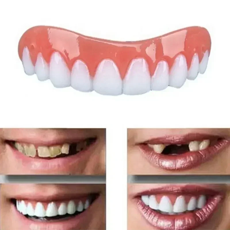 New False Teeth Silicone Upper - Teeth Whitening Veneers ulasan dan harga