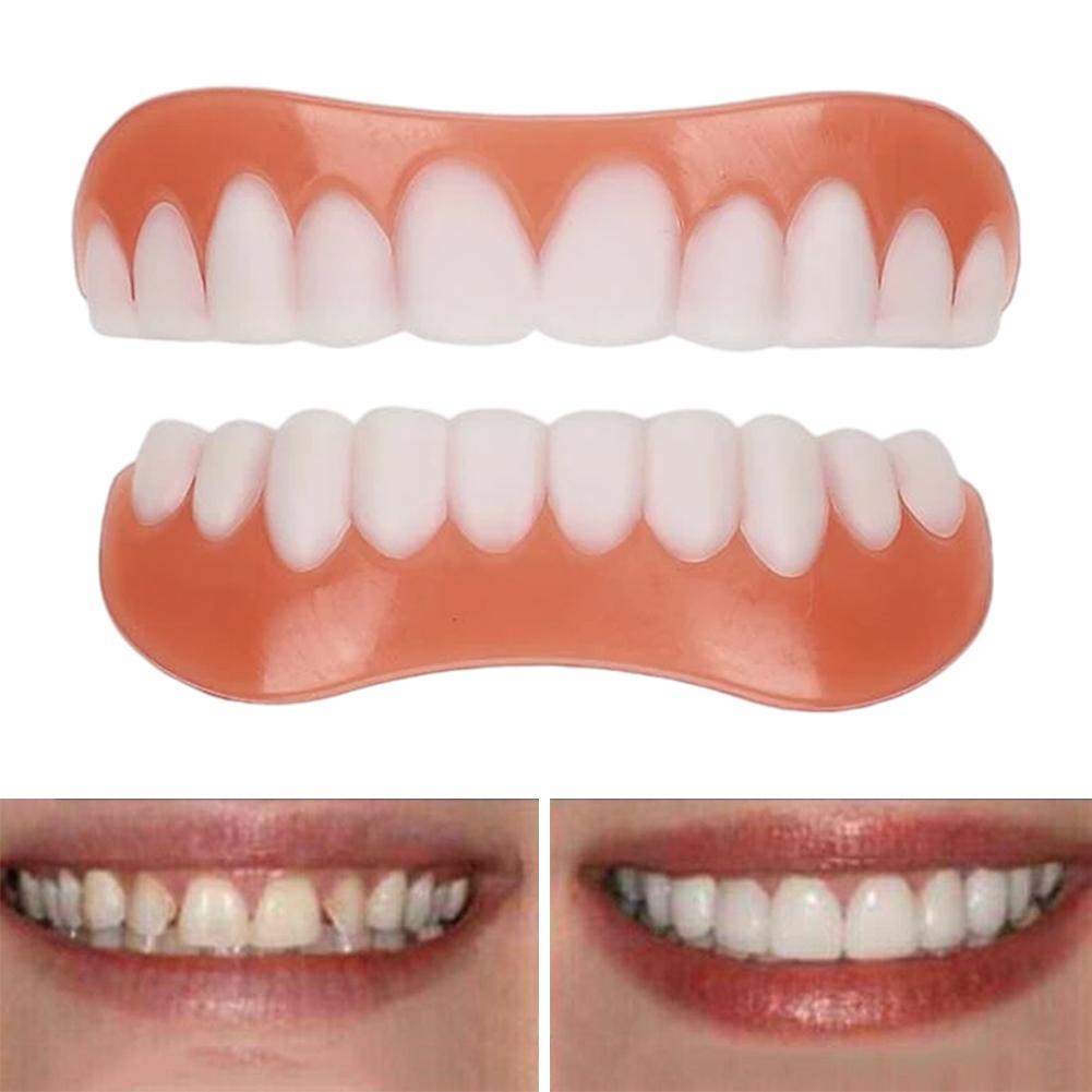 New False Teeth Silicone Upper - Teeth Whitening Veneers ulasan dan harga