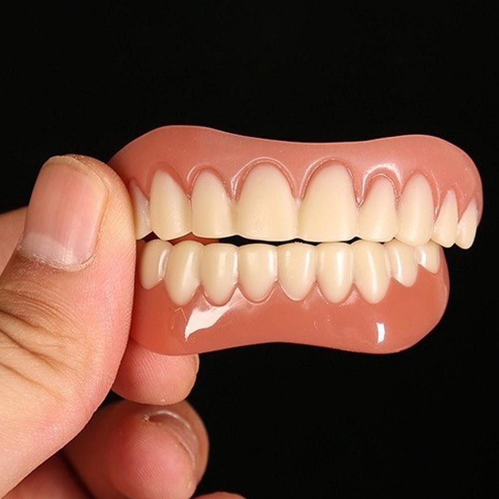 New False Teeth Silicone Upper - Teeth Whitening Veneers ulasan dan harga