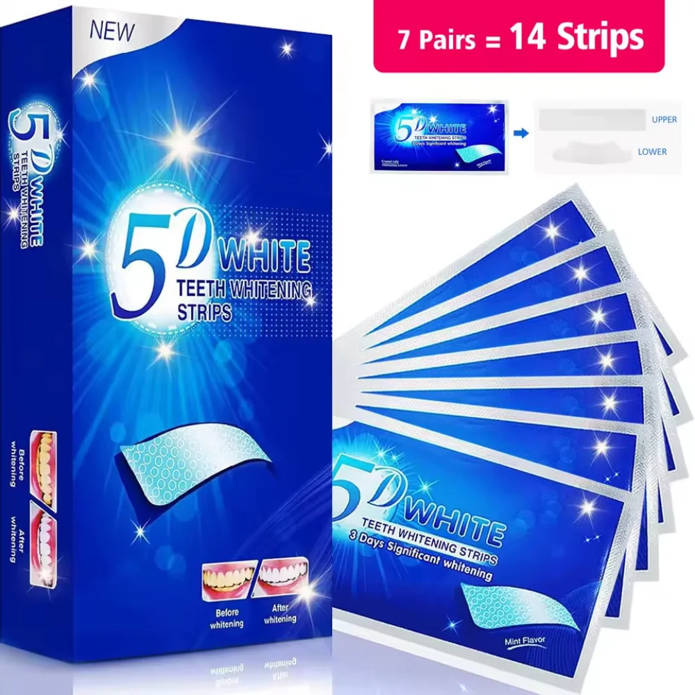 7Pair/Pack Teeth Whitening Str - Whitening Strip 3D ulasan dan harga