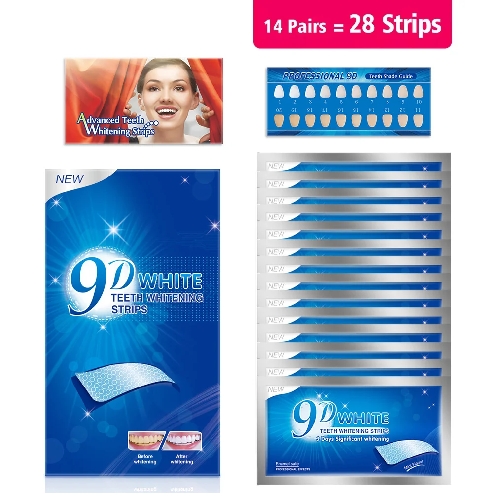 3D 5D 9D Professional Teeth Wh - Whitening Strip 3D ulasan dan harga