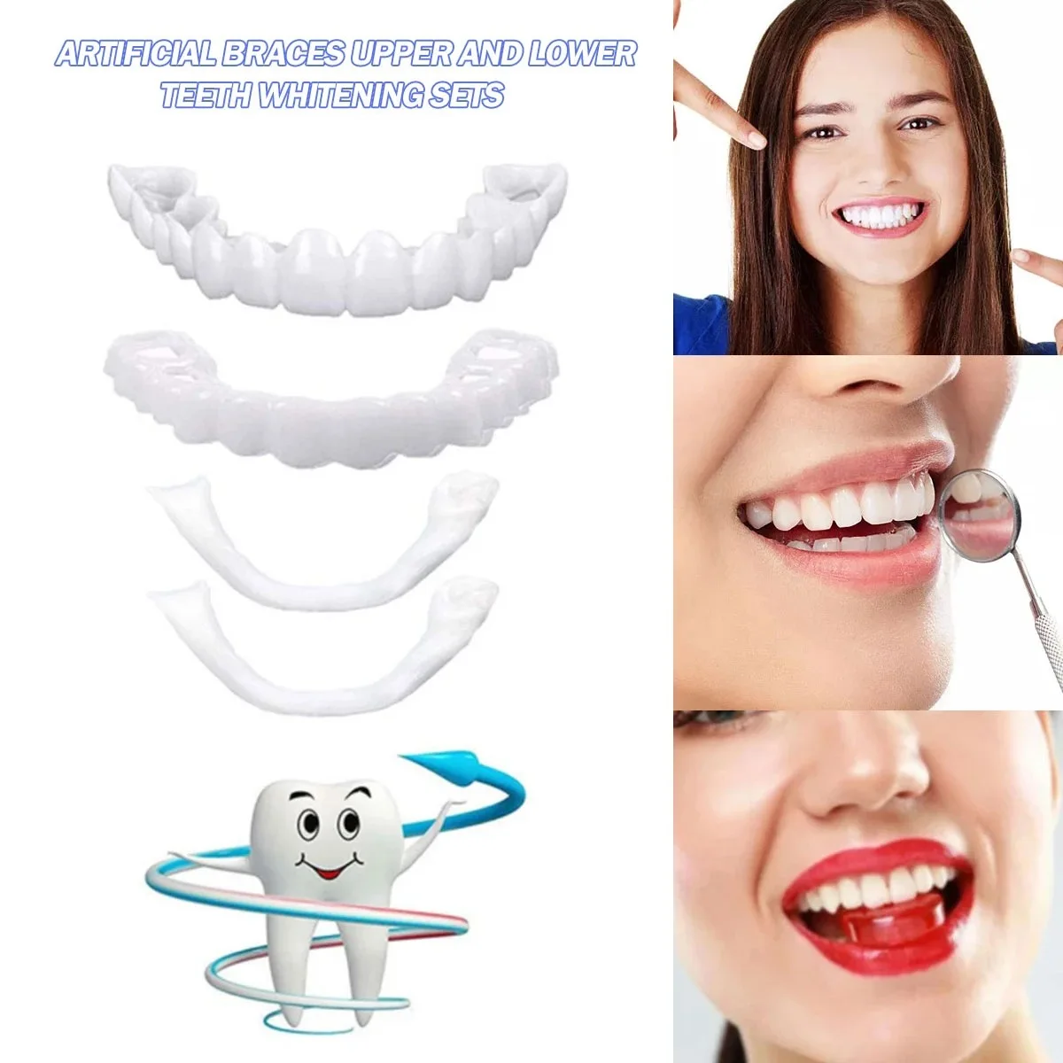 Teeth Veneers Whitening Dentur - Teeth Whitening Veneers ulasan dan harga