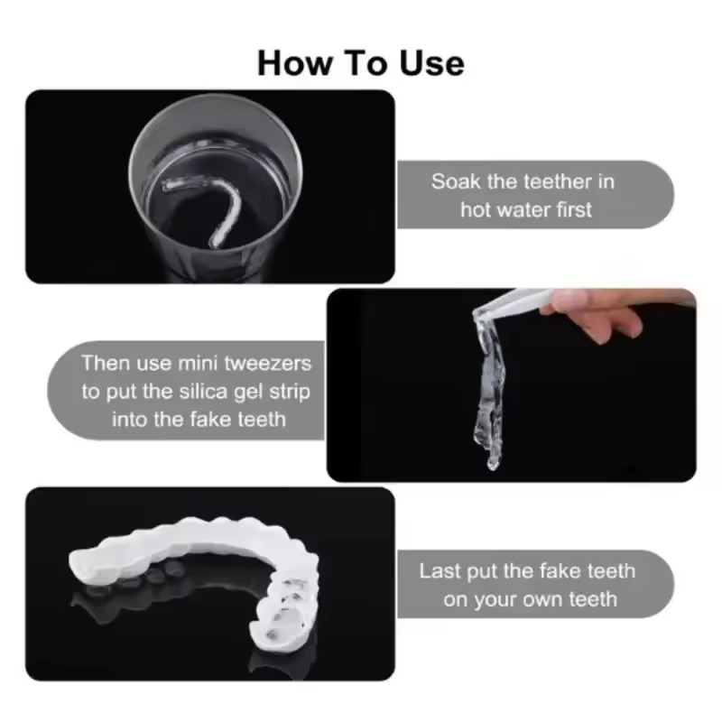 Teeth Veneers Whitening Dentur - Teeth Whitening Veneers ulasan dan harga