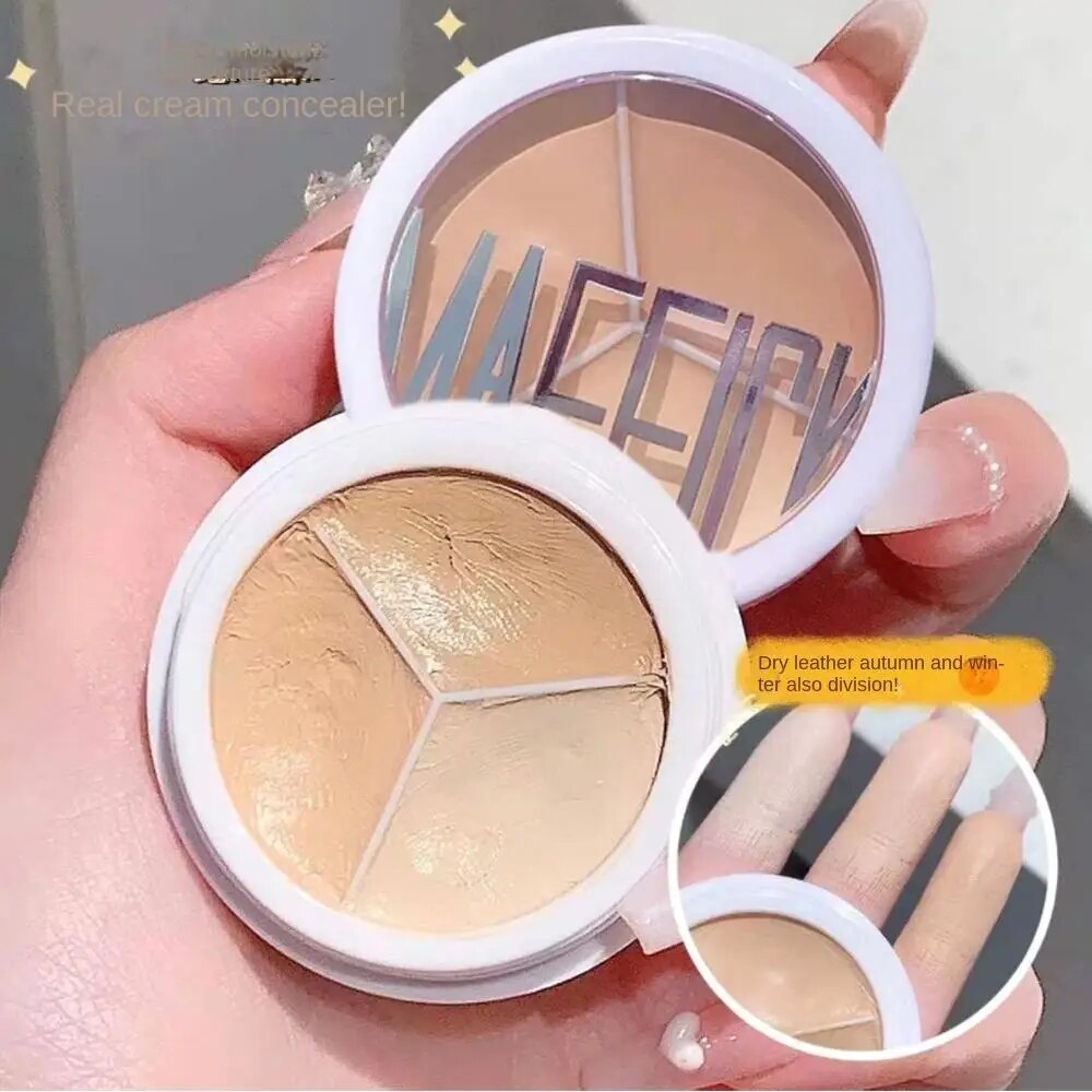 3-Color Concealer Palette Dark - Charcoal Whitening Paste ulasan dan harga