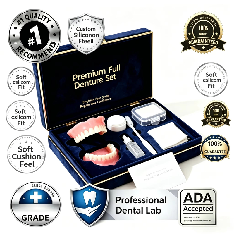 Natural Cosmetic Denture Kit R - Teeth Whitening Veneers ulasan dan harga