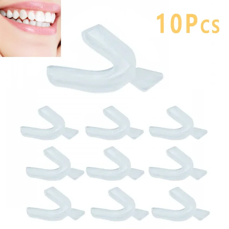 10Pcs Silicone Mouth Guard Tee - Teeth Whitening For Trays ulasan dan harga